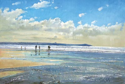 Paddling At The Edge by Timothy Easton framed wall art