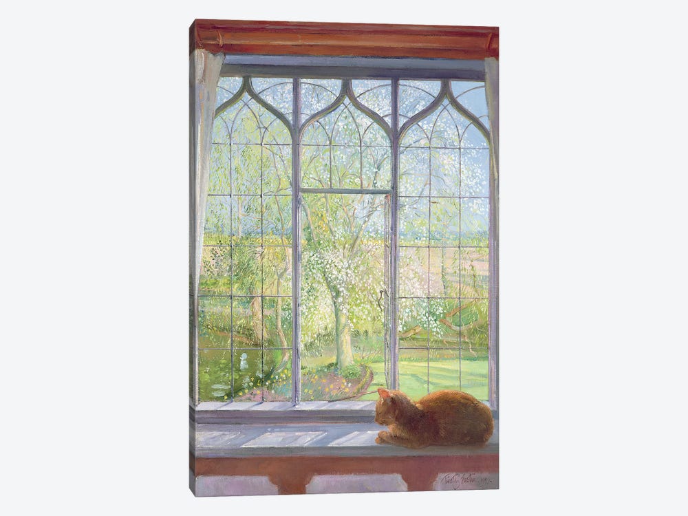 Window In Spring by Timothy Easton 1-piece Canvas Art Print