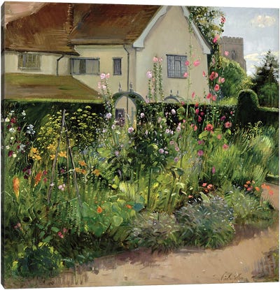 Corner Of The Herb Garden Canvas Art Print