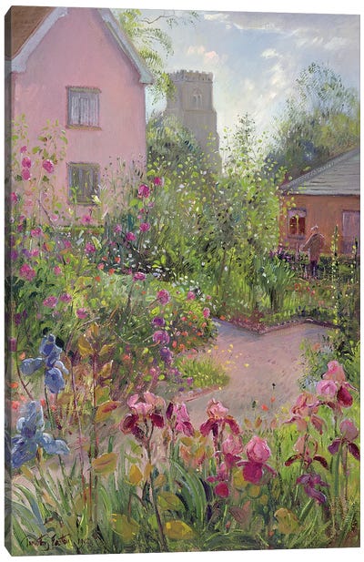 Herb Garden At Noon Canvas Art Print - Timothy Easton