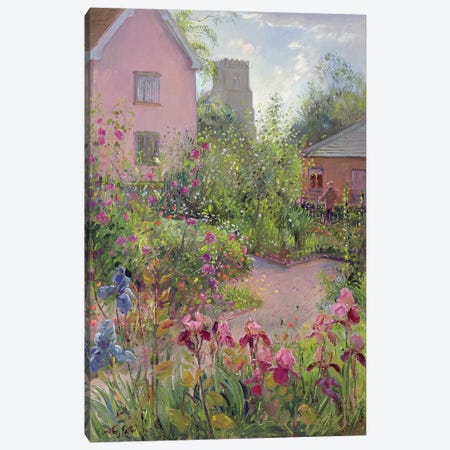 Herb Garden At Noon Canvas Print #EST37} by Timothy Easton Canvas Art
