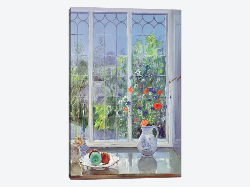 Moonlit Flowers, 1991 by Timothy Easton 1-piece Canvas Art