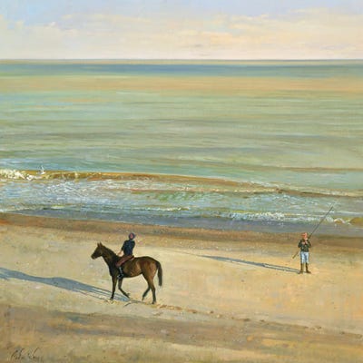 Beach Dialogue, Dunwich by Timothy Easton framed wall art