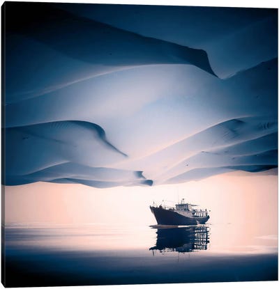 Desertir Canvas Art Print - Double Exposure Photography