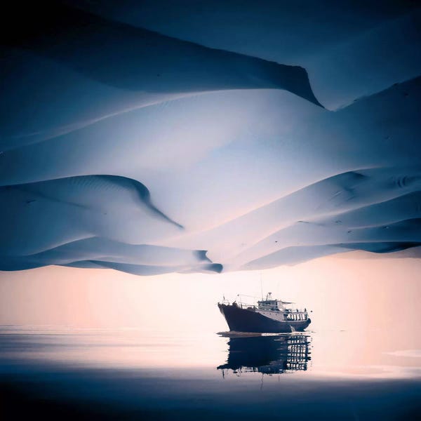 Double Exposure Photography: Desertir by Evgenij Soloviev