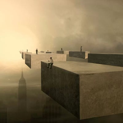 Passengers by Evgenij Soloviev art print