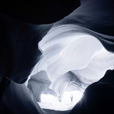 Shudder by Evgenij Soloviev framed canvas print