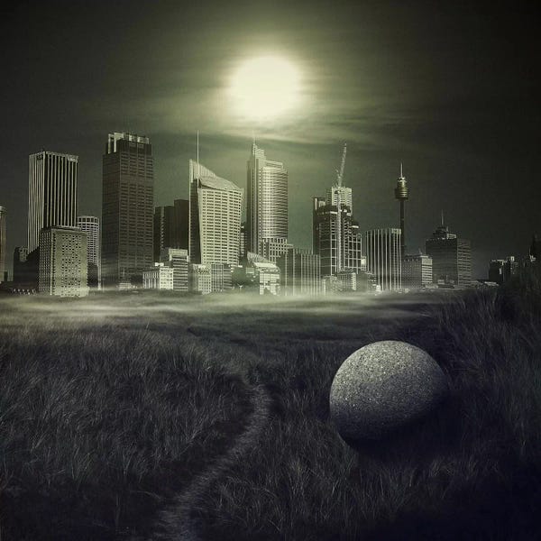 Double Exposure Photography: Sphere by Evgenij Soloviev