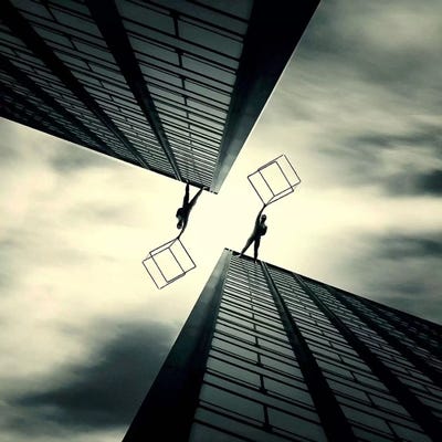 Symmetric inquisition by Evgenij Soloviev art print