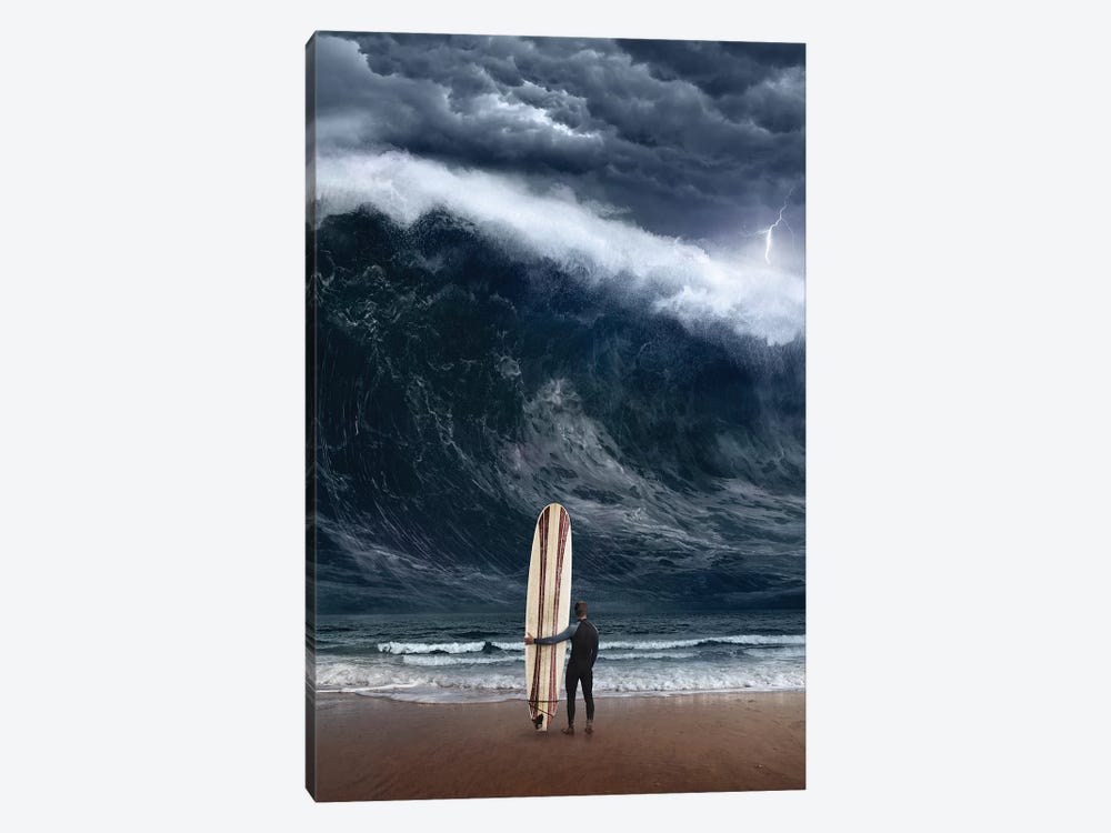 Surf Cataclysm by Evgenij Soloviev 1-piece Canvas Print