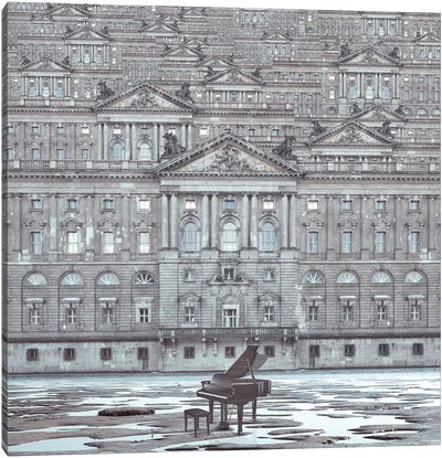 Symphony Gates Canvas Art Print - Classical Music Art