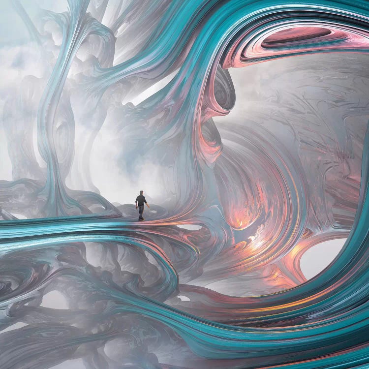 Fractal I - Chloroform by Evgenij Soloviev wall art