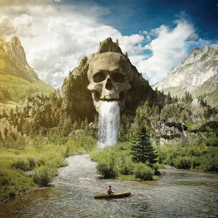 Skull Mountain by Evgenij Soloviev wall art