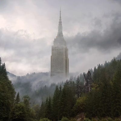 Forecity II by Evgenij Soloviev framed wall art