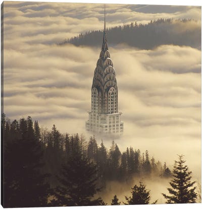 Forecity III Canvas Art Print - Chrysler Building