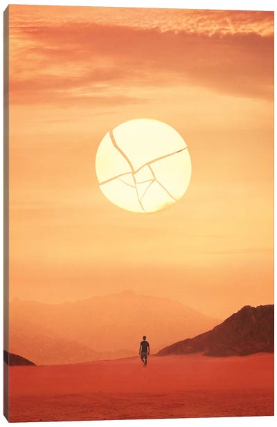 Hottong Canvas Art Print - Sci-Fi Planet Art