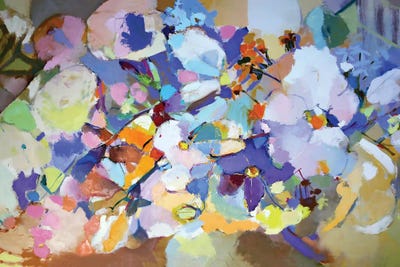 Flowering Garden by Elena Shraibman framed wall art