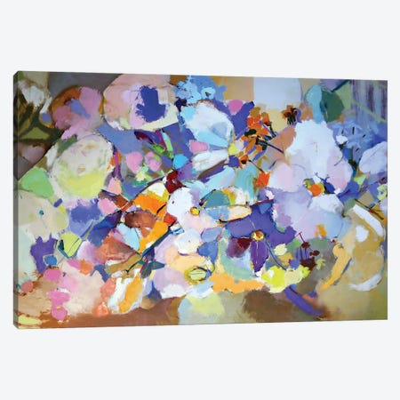 Flowering Garden Canvas Print #ESY30} by Elena Shraibman Canvas Wall Art