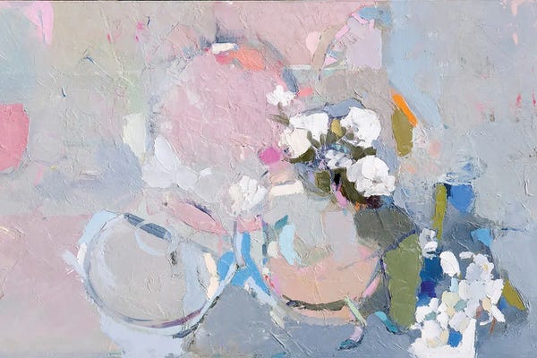 Fine Art Print: Powder And Flowers by Elena Shraibman