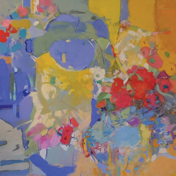 Elena Shraibman: Blue Vases by Elena Shraibman