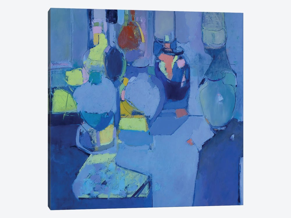 Colored Glass by Elena Shraibman 1-piece Canvas Art Print