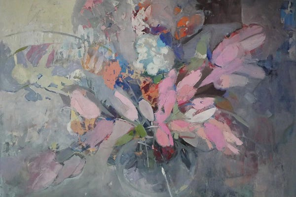 Elena Shraibman: Flowers In A Vase by Elena Shraibman