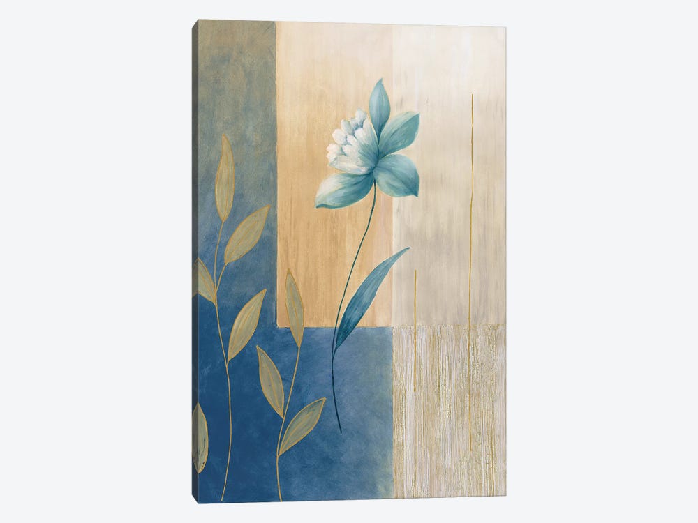 Fleurs bleues II by Etienne Bonnard 1-piece Canvas Art Print