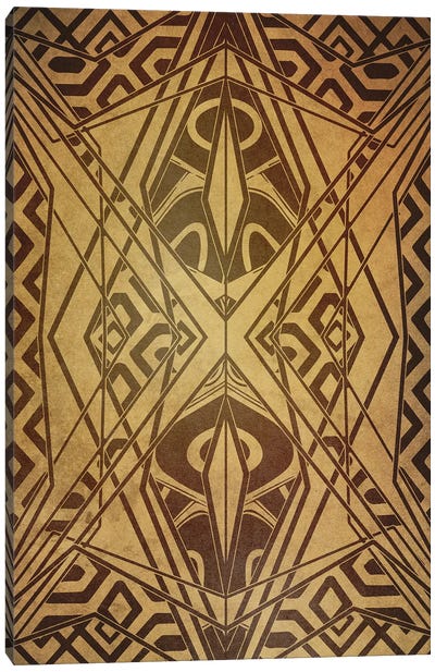 Process of Sorrow Canvas Art Print - Tribal Patterns