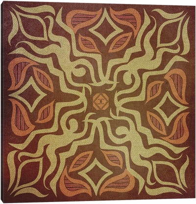 Autumn Dance Canvas Art Print - Ethnic Geometry