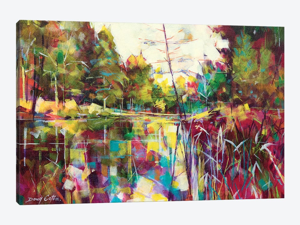 Soudley Ponds by Doug Eaton 1-piece Canvas Artwork