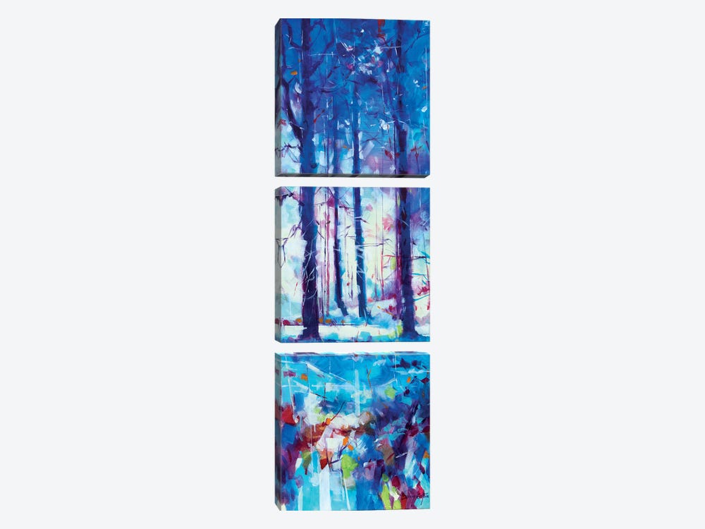 Mile End Wood by Doug Eaton 3-piece Canvas Print
