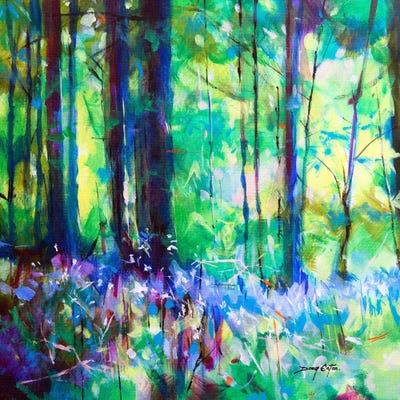 Speech House Bluebells by Doug Eaton canvas print