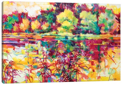 Cannop Ponds II Canvas Art Print - Doug Eaton