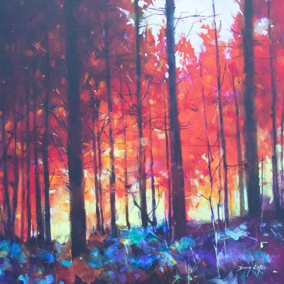 Sun On Barn Hill by Doug Eaton acrylic art print