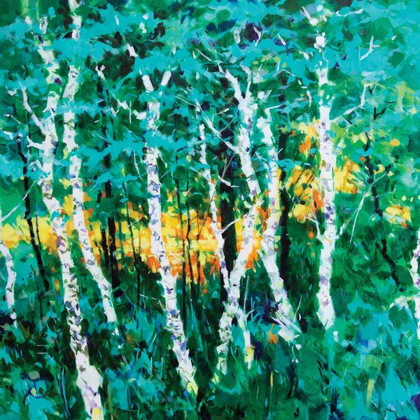 Doug Eaton: Dancing Birch Trees by Doug Eaton