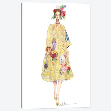 Dolce Gabbana Haute Couture 2016 Canvas Print #ETR19} by Eris Tran Canvas Artwork