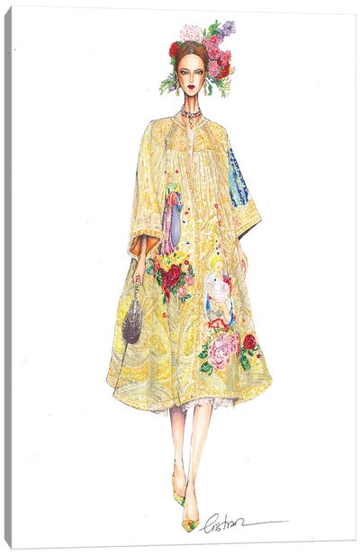 Dolce Gabbana Haute Couture 2016 Canvas Art Print - Eris Tran