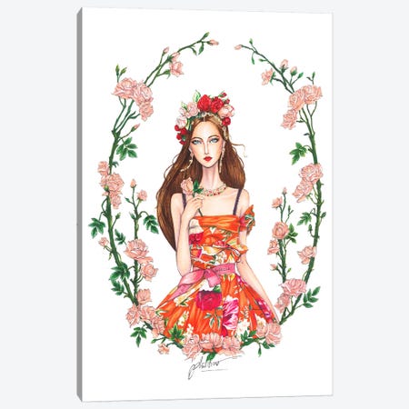 Dolce Gabbana Spring-Summer 2018A Canvas Print #ETR24} by Eris Tran Canvas Wall Art