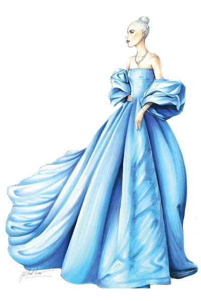 Gaga Golden Globe by Eris Tran canvas print