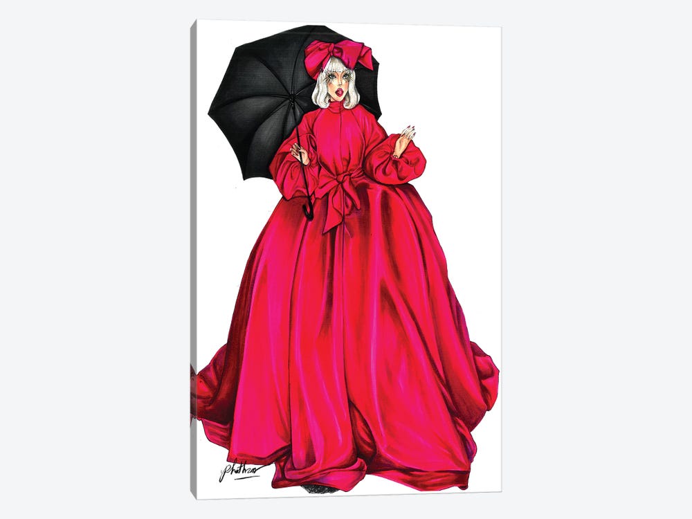 Gaga Met Gala by Eris Tran 1-piece Canvas Artwork