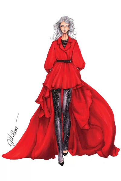 Georges Chakra Haute Couture Fall 2016 by Eris Tran art print