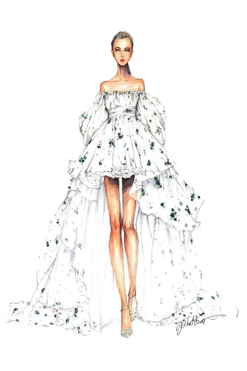 Giambatistta Valli Haute Couture Fall 2016 by Eris Tran wall art