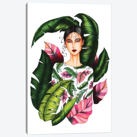 Ivy Moda II Canvas Print #ETR48} by Eris Tran Art Print