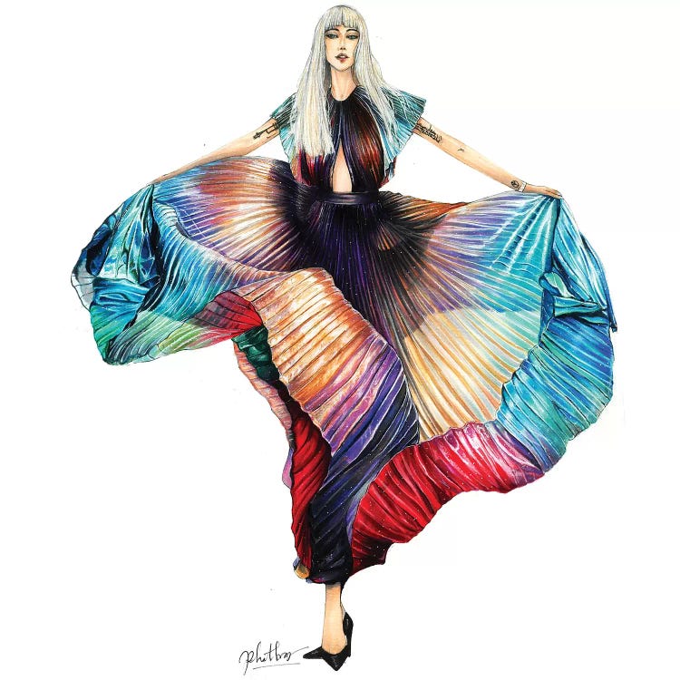 Lady Gaga by Eris Tran wall art
