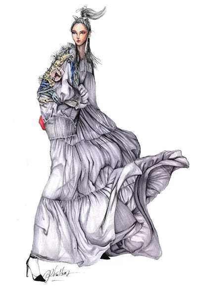 Cong Tri Haute Couture by Eris Tran art print