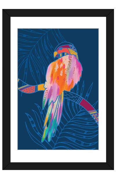 Parrot Paper Art Print - EttaVee