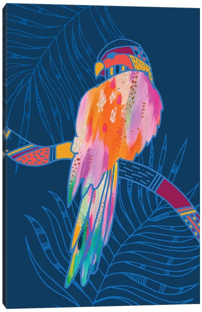 Parrot Canvas Art Print - Folksy Fauna