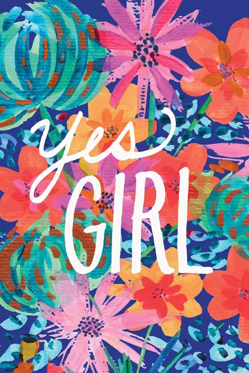 Yes Girl by EttaVee wall art