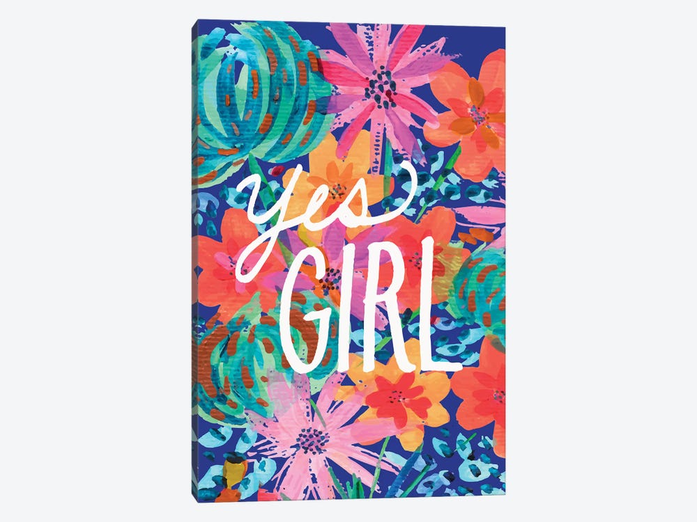 Yes Girl 1-piece Canvas Art