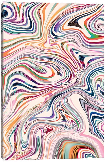 Marble XVIII Canvas Art Print - Psychedelic Dreamscapes